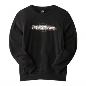 The north face felpa uomo - nero
