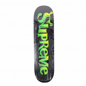 Supreme shrek skateboard - nero