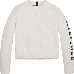 Pullover hilfiger relaxed fit - bianco
