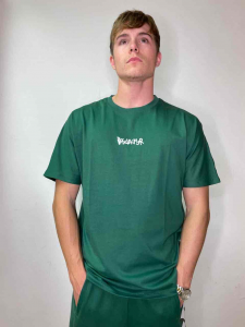 T-shirt disclaimer - verde