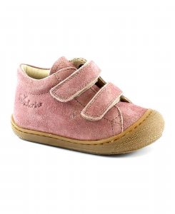 NATURINO COCOON 12904 rosa scarpe bambina camoscio pelle strappi