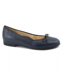 ARA 12-41329 blau blu scarpe donna ballerina soft pelle fiocchetto