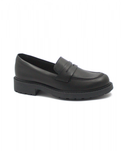 CLARKS ORINOCO 2 PENNY black nero scarpe donna mocassino college pelle