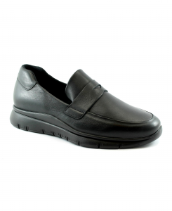 FRAU 09N5 XL nero scarpe uomo mocassino comfort plantare pelle slip on