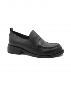 BUENO SHOES WZ6804 nero donna scarpa slip on tacco college