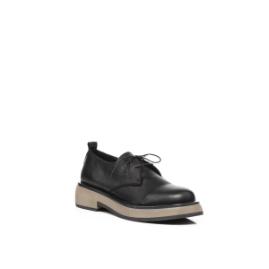 MAT:20 1700 west nero scarpe donna derby francesina elastico/lacci