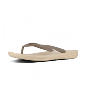 FitFlop IQUSHION FLIP FLOPS - LIGHT SAND MIX (size: 44)