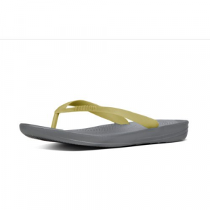 FitFlop IQUSHION FLIP FLOPS -  GREY/GREY (size: 44)