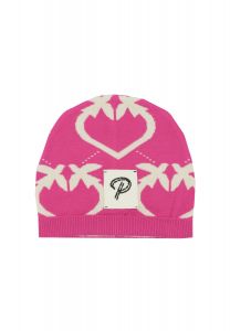 Pinko cappello per bambina con logo allover. rosa