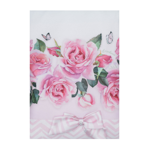 Lò-lò coperta a sacco stampa rose e farfalle rosa