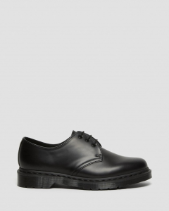 Dr. martens scarpe derby 1461 mono black smooth nero