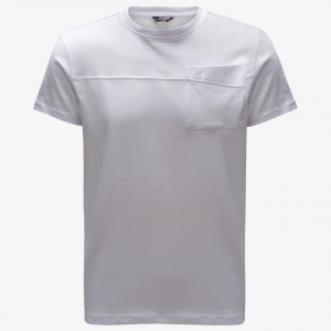 K-way abbigliamento t-shirt rosin bianco