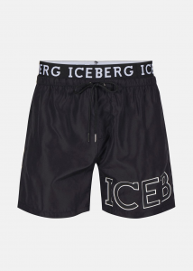 Iceberg mare costume medium boardshort nero