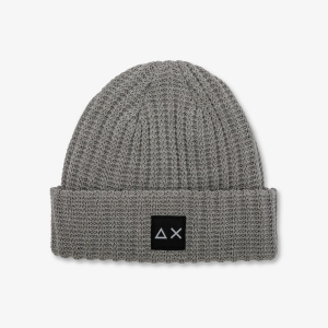 Sun 68 accessori abbigliamento cappello cap thick knit grigio