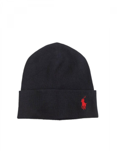 Ralph lauren accessori abbigliamento cappello lt ctn hat-hat-cold weather nero