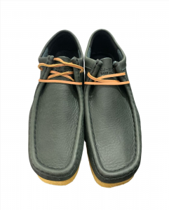 Clarks scarpe sneakers wallaby mocassino pelle nero