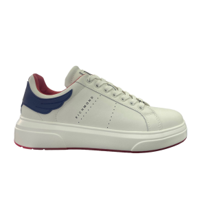Richmond scarpe sneakers action leather bianco