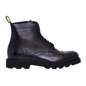 Doucal's scarpe anfibi derby boot commander nero