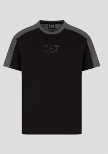 T-shirt girocollo - nero