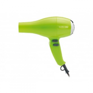 Elmot Asciugacapelli X2 Professionale Con Diffusore Integrato Colore Verde Capelli Professional