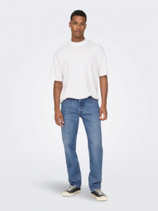 Only&sons jeans* m edge loose mid. blue 4939 jeans