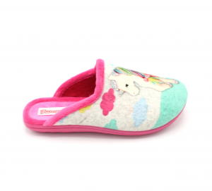 Funny lu pantofole shoesy if9330245 pantofole da bambina con stampa unicorno calde e invernali