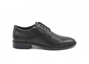 Geox scarpe geox u024wa gladwin scarpe classiche in pelle nero con lacci derby