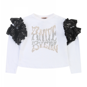 Aniye By Girl T-shirt Bambina - offwhite