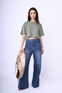 Maglia T shirt cropped