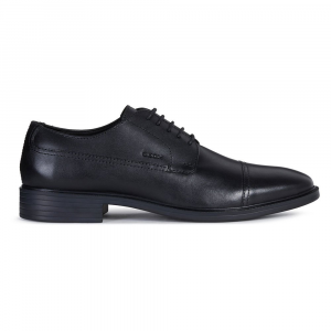 Geox scarpe geox u024wb gladwin scarpe classiche in pelle nero con lacci derby eleganti cerimonia francesina